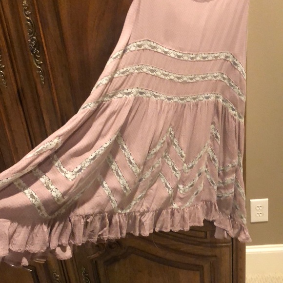 Free People Intimates light purple slip dress. - Picture 3 of 4